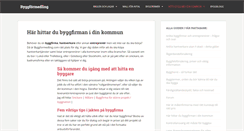 Desktop Screenshot of byggformedling.com
