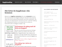 Tablet Screenshot of byggformedling.com